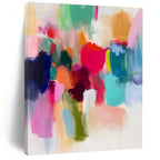 Colorful Blob Abstract Painting with Playful Forms WINK626