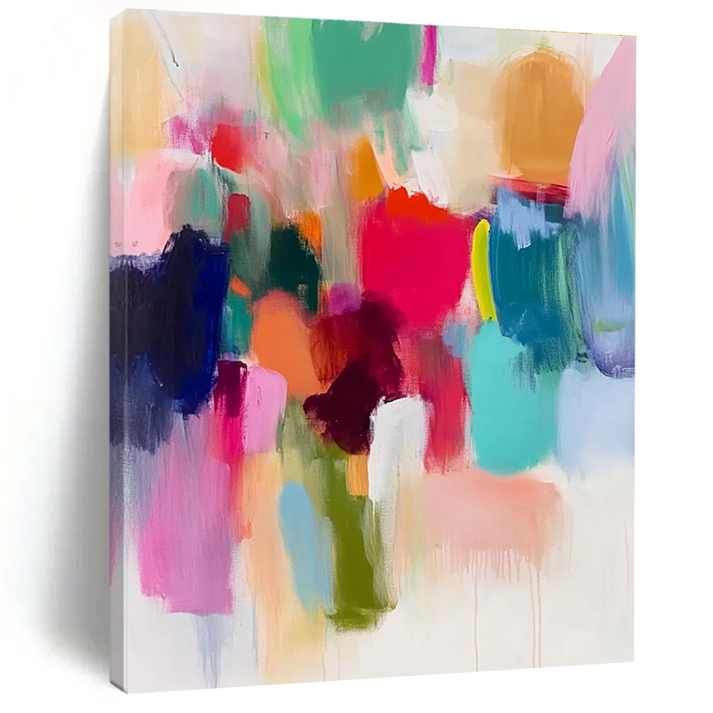 Colorful Blob Abstract Painting with Playful Forms WINK626