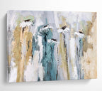 Floral - Inspired Abstract Painting for Feminine Boutiques YHT155