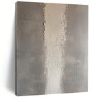 Subtle Textured Stripes Abstract Painting with Quiet Sophistication WINK294