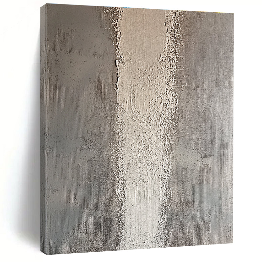 Subtle Textured Stripes Abstract Painting with Quiet Sophistication WINK294