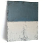 Textured Two - Tone Abstract Painting with Tactile Sophistication WINK177