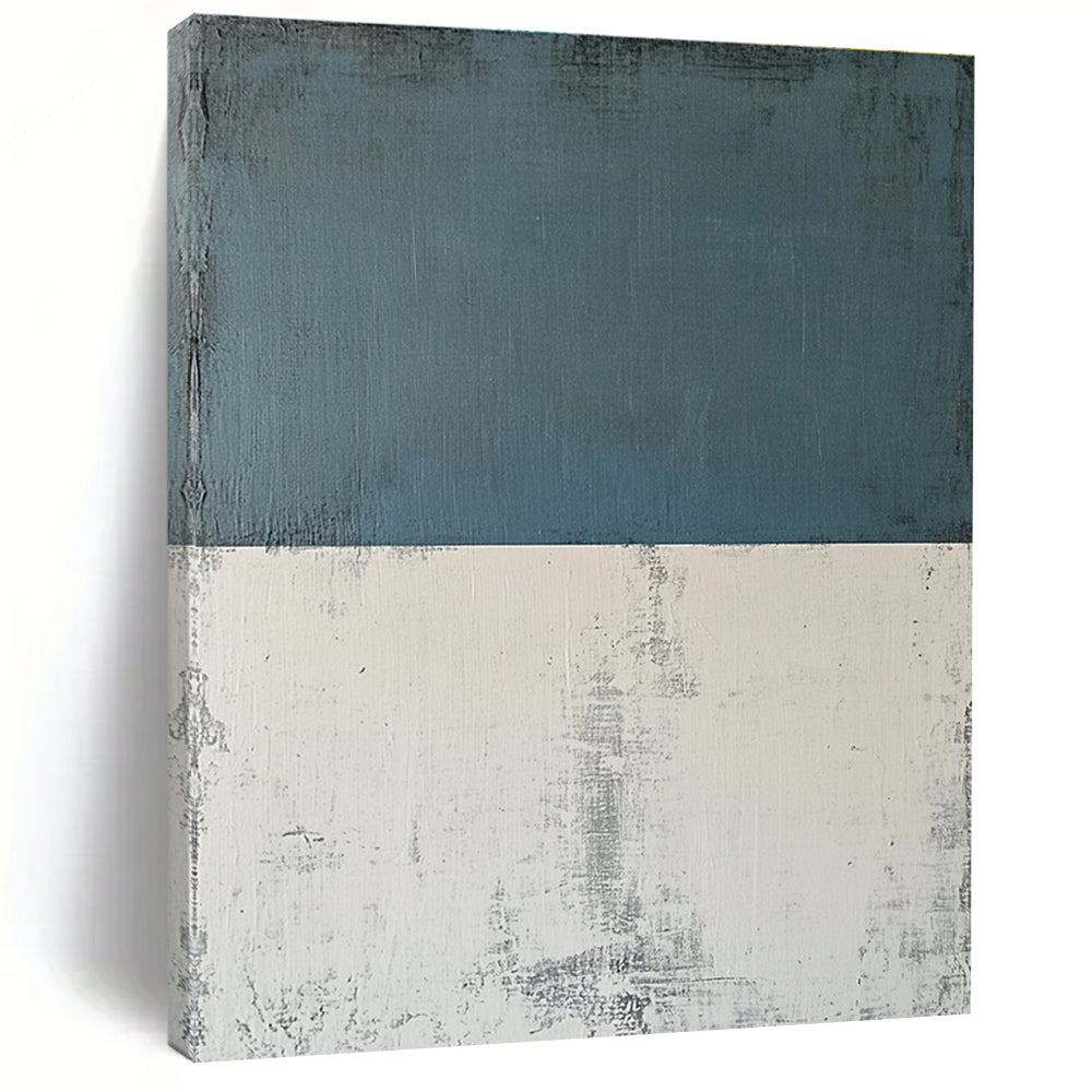 Textured Two - Tone Abstract Painting with Tactile Sophistication WINK177