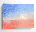 Starry Sky and Sea Abstract Painting with Serene, Celestial Ambiance ABS524