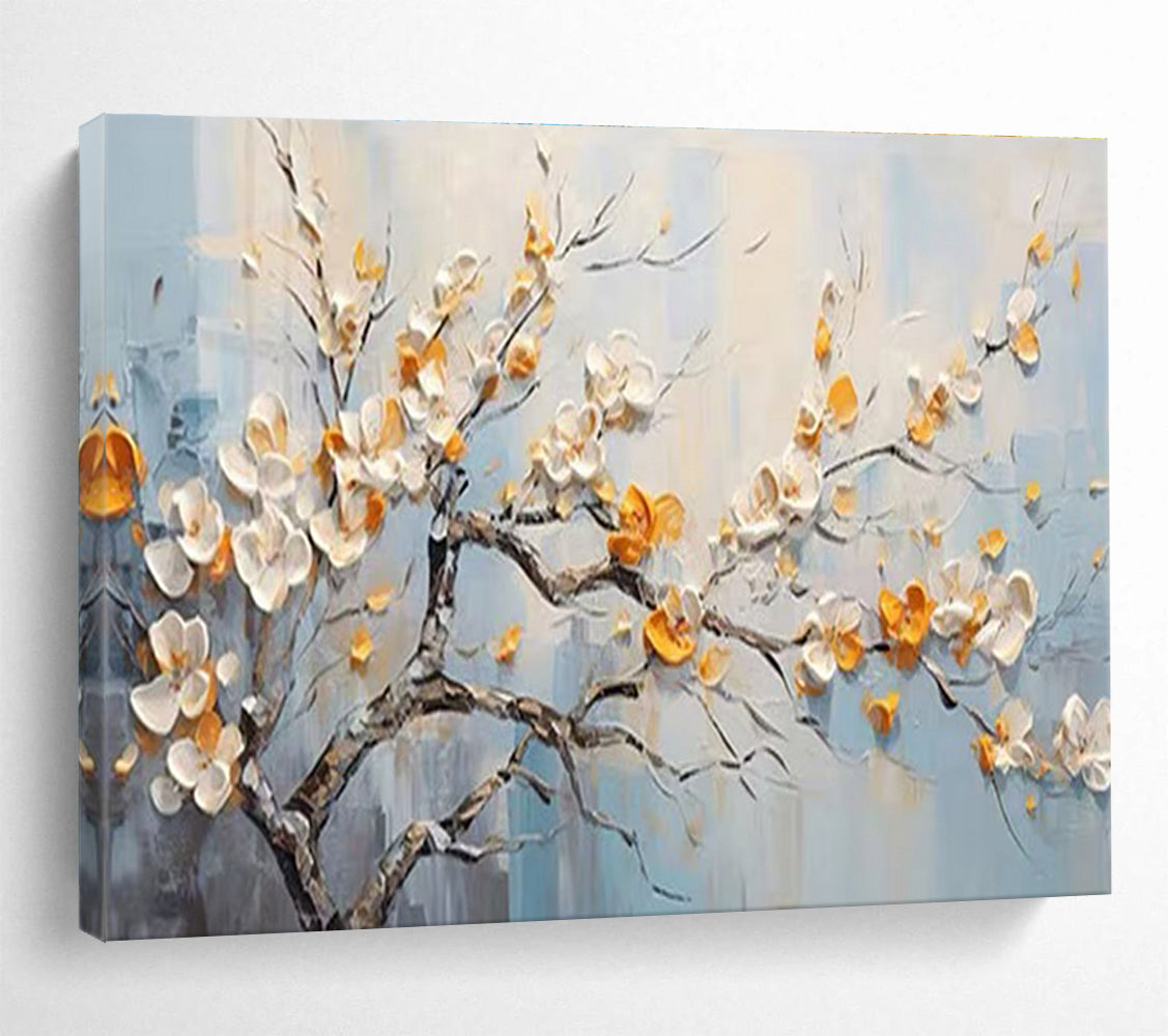 Blooming Tree Abstract Painting for Minimalist Interiors YHT202