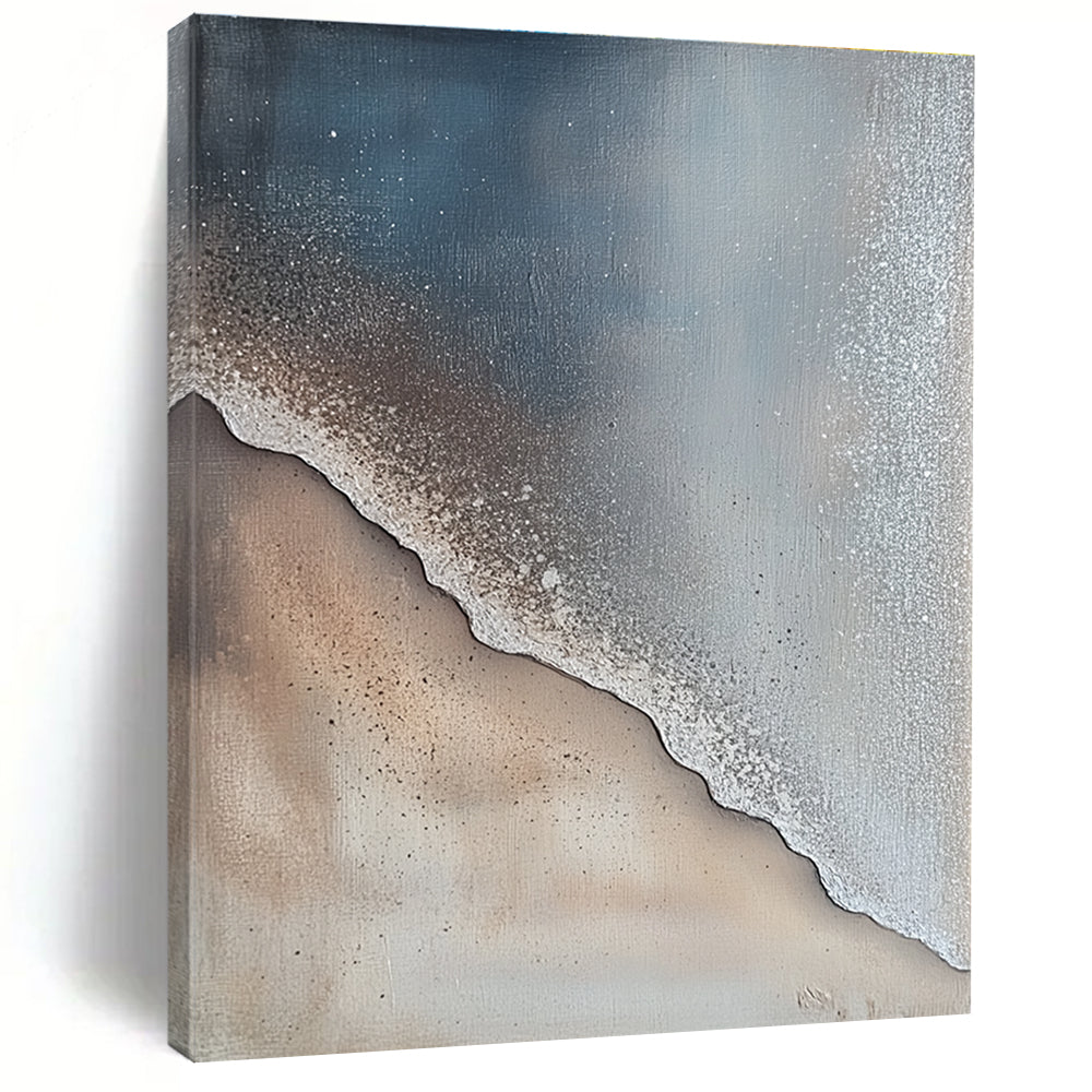 Textured Beach Abstract Painting for Coastal Homes GAB0723