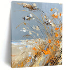 Beachside Grasses Abstract Painting for Coastal - Themed Bars GAB1296