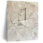 Minimalist Line Abstract Painting for Modern Office Lobbies HENG001