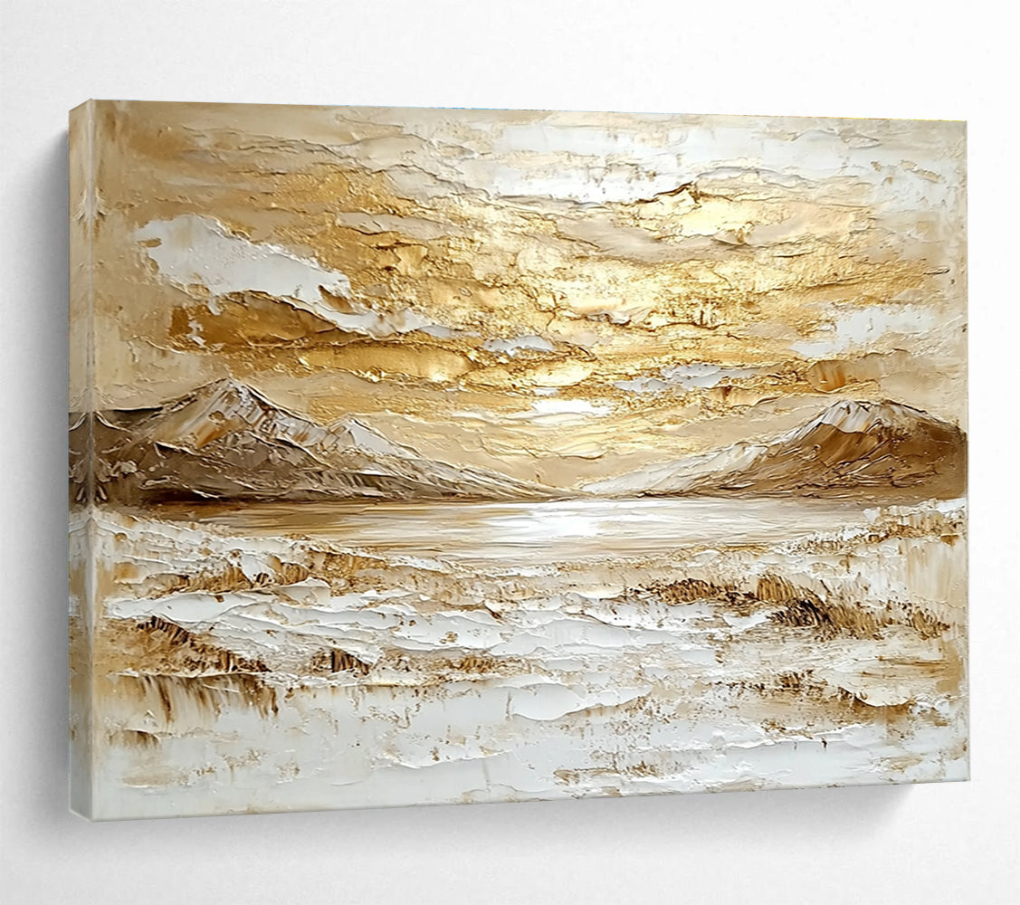 Gold - Textured Landscape  Opulent Natural Serenity ABS073