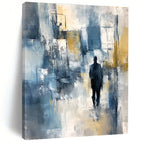 Urban Figure Abstract Painting for Modern City Interiors GAB0750