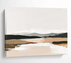 Minimalist Landscape Abstract Painting with Earthy Tones ABS241