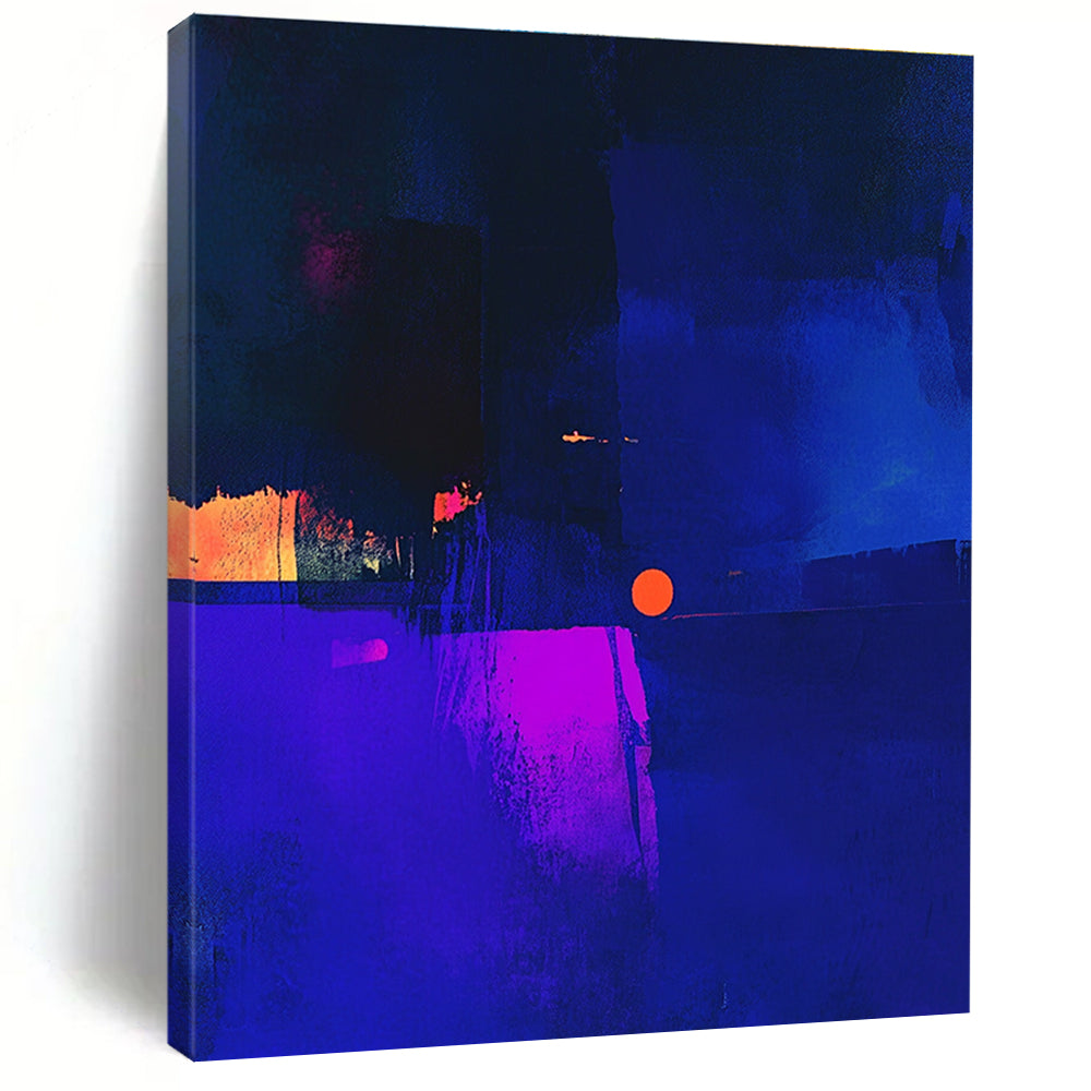 Neon Abstract Composition Painting for Trendy Nightclubs GAB1029