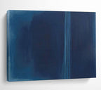 Simple Blue Abstract Painting for Minimalist Art Galleries YHT273