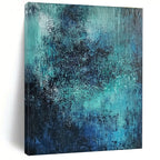Blue Green Gradient Abstract Painting for Spa Retreats GAB0761