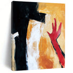 Minimalist Abstract Gesture Painting for Contemporary Studies GAB1113