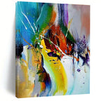 Dynamic Color Streak Abstract Painting for Art - Centric Hallways HENG414