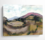 Colorful Mountain Abstract Painting for Adventure - Themed Spaces YHT126