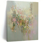 Pastel Floral Abstract Painting for Whimsical - Styled Boutiques GAB1068
