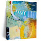Colorful Whimsical Abstract Painting for Playful Interiors HENG409