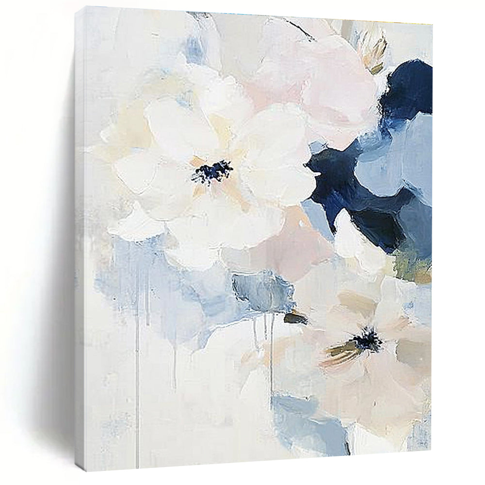 Delicate Floral Abstract - Gentle Botanical Abstract Art GAB0489