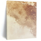 Brown Watercolor Wash Abstract Painting with Gentle Flow WINK005