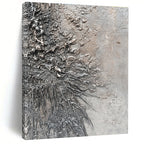 Textured Gray Roots Abstract Painting GAB0309
