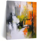 Nature - Inspired Abstract Painting with Vivid Color Palette WINK808