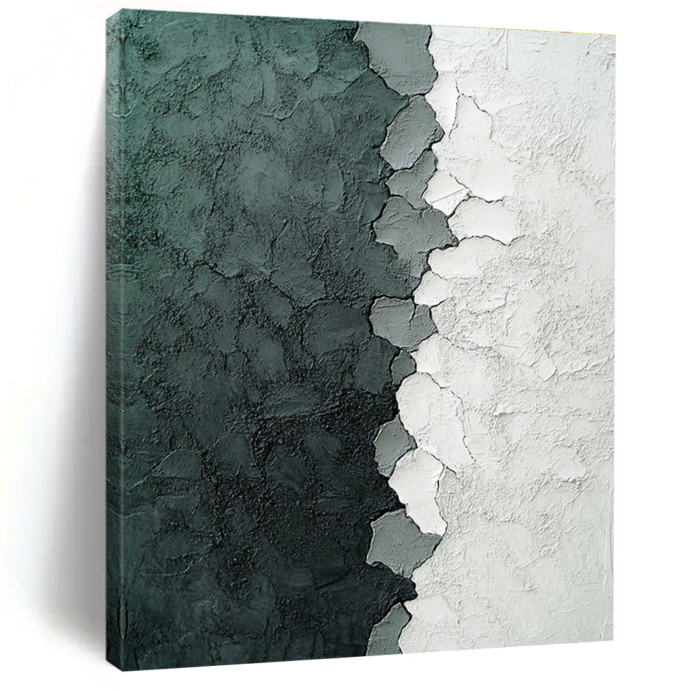 Cracked Texture Abstract Painting for Industrial - Chic Restaurants GAB1249