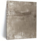 Beige Textured Layers Abstract Painting with Understated Sophistication WINK103