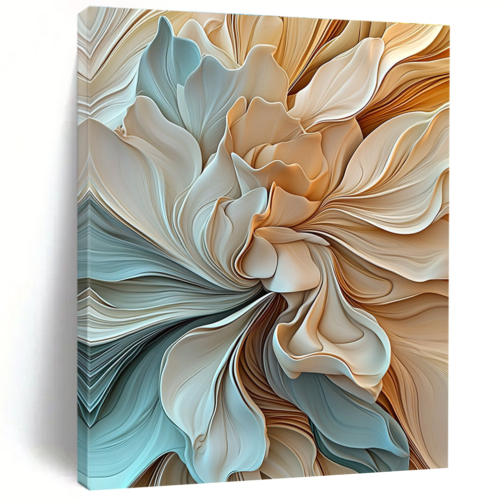 Abstract Floral Forms - Intricate Textured Abstract Art GAB0429