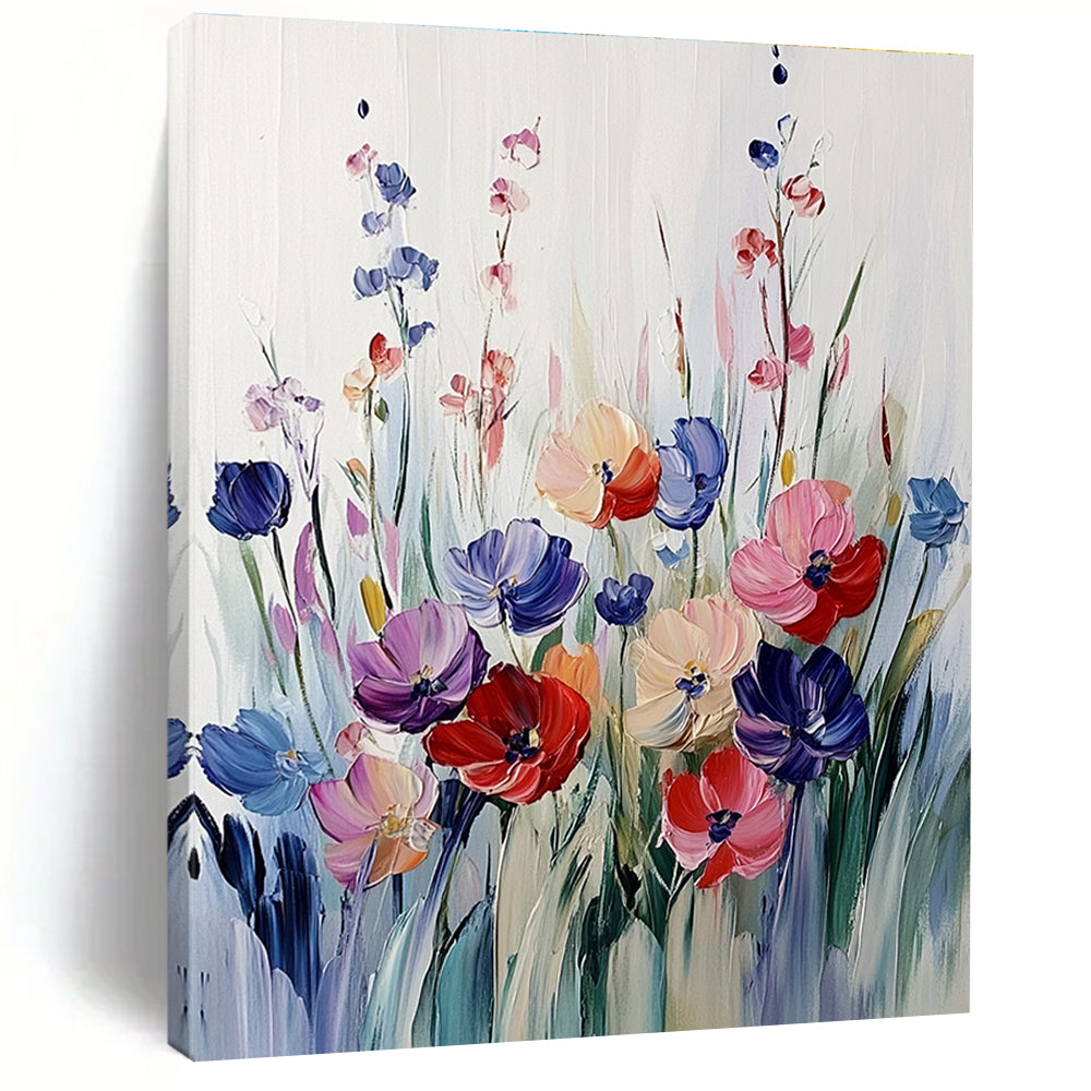 Colorful Flower Bouquet Painting of Vibrant Blooms GAB0127