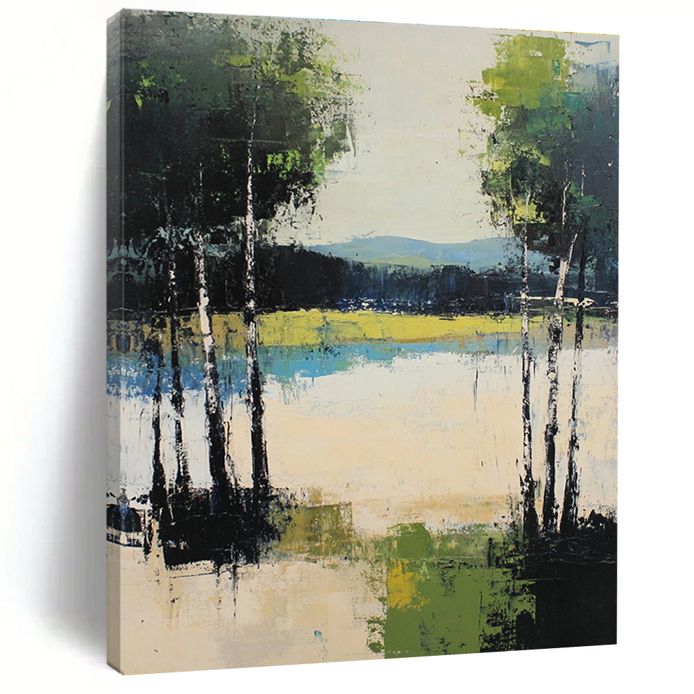 Lake Forest Abstract - Contemporary Nature Art GAB0549