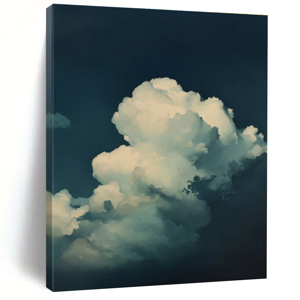 Night Sky Clouds Abstract Painting for Bedroom Ceiling Spaces HENG020