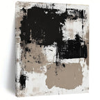 Monochromatic Abstract Painting with Subtle Depth WINK315