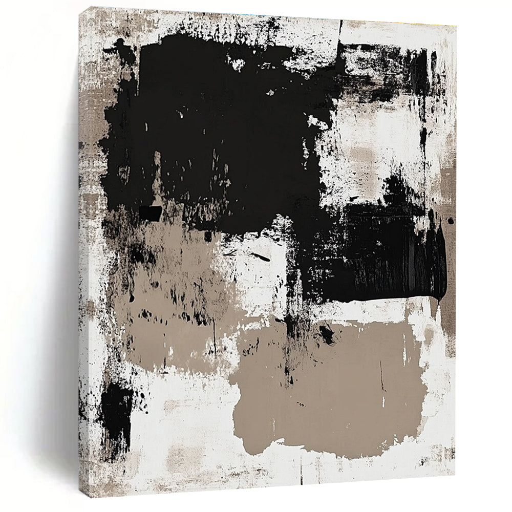Monochromatic Abstract Painting with Subtle Depth WINK315
