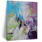Colorful Eclectic Abstract Painting for Creative Coworking Spaces HENG472