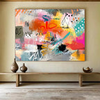 Colorful Graffiti - Style Abstract  Urban Creative Energy ABS098
