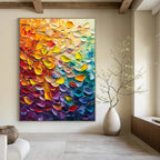 Autumn Leaves Abstract Painting for Seasonal - Decor Cafes GAB1324