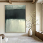 Minimalist Gray Abstract Painting for Zen - Inspired Meditation Spaces GAB1205