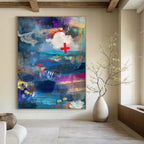 Another Collage - Style Abstract Painting for Creative Studios GAB1055