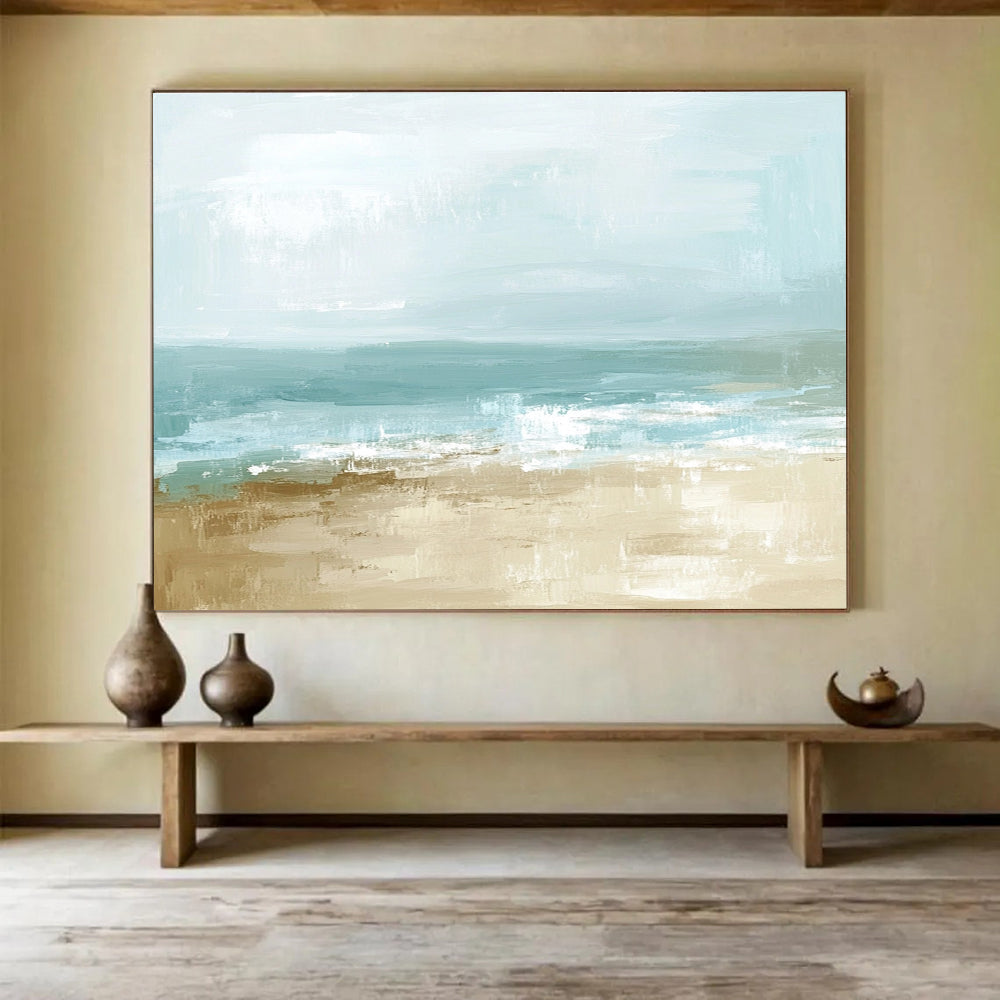 Minimalist Sea - Sky Abstraction Abstract Painting ABS136