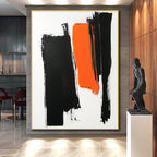 Bold Brushstrokes Abstract Painting with Raw Expression WINK187