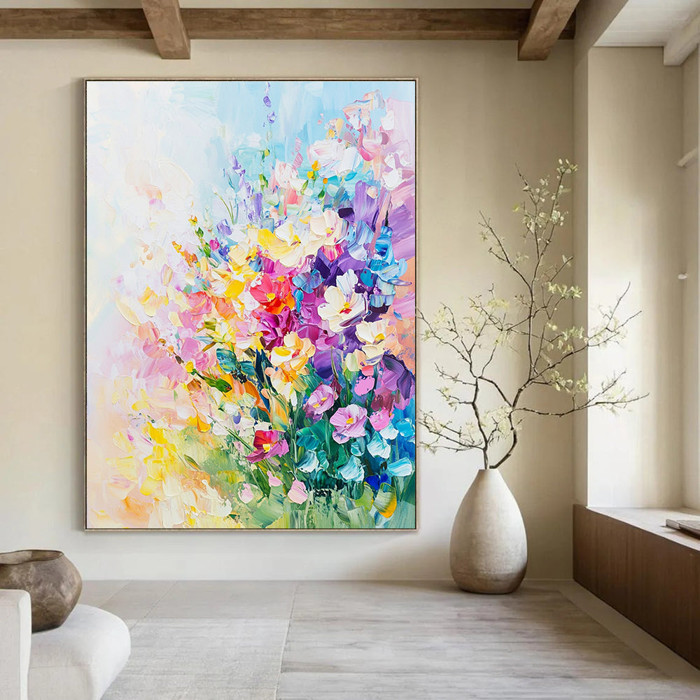 Colorful Flower Bouquet Abstract Painting for Feminine - Style Boutiques GAB1325