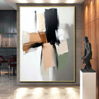 Neutral Tones Abstract Painting with Timeless Calm WINK756