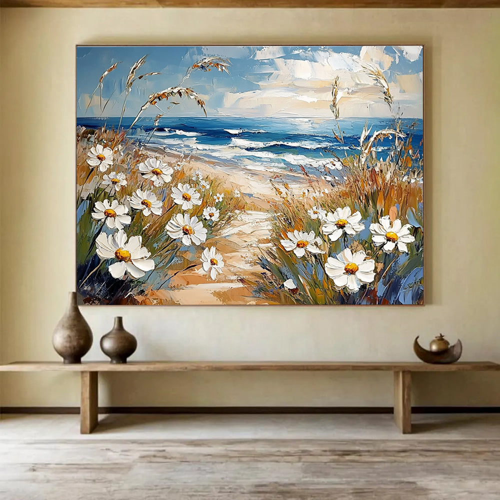 Beach with Daisies - A Summer Idyll ABS012