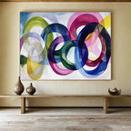 Colorful Intertwined Rings  Joyful Connections ABS116