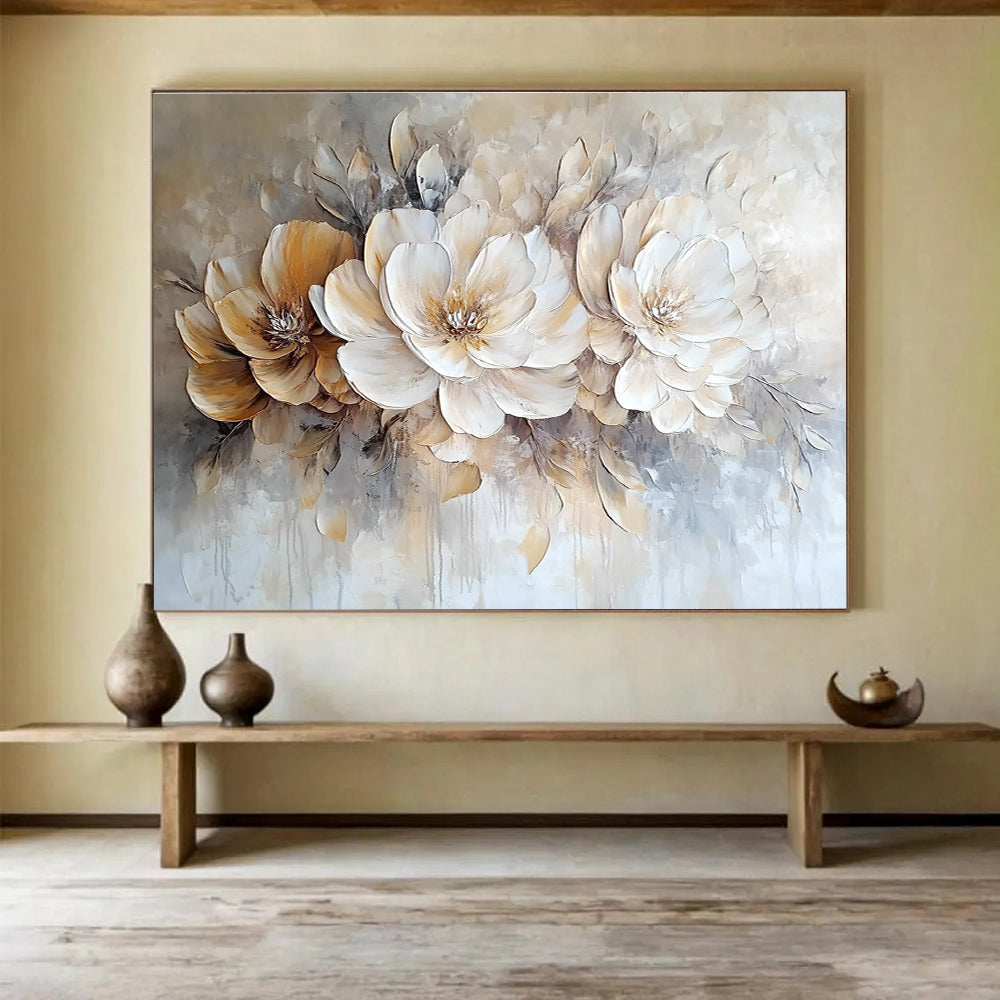 3D Flower Relief - a Touch of Nature in Art ABS003