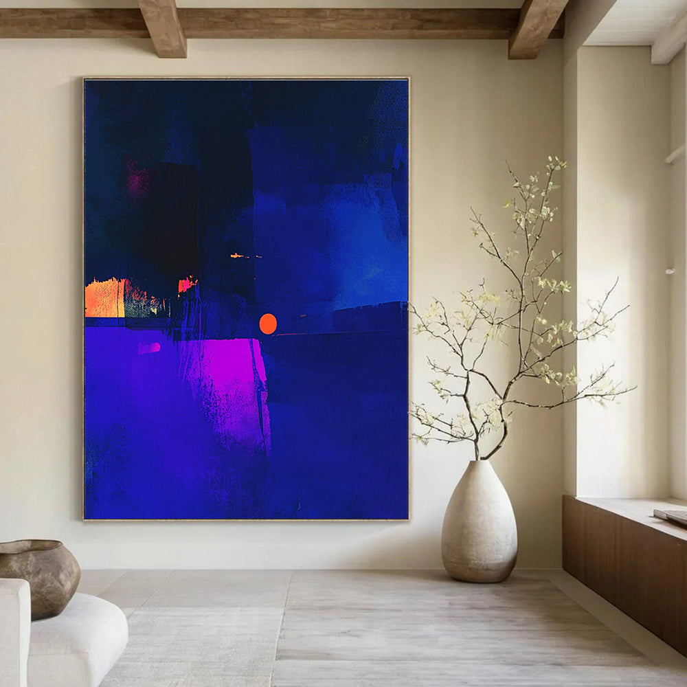Neon Abstract Composition Painting for Trendy Nightclubs GAB1029