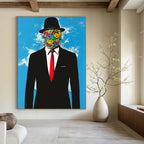Colorful Graffiti Face Abstract Painting of Urban Identity GAB0194