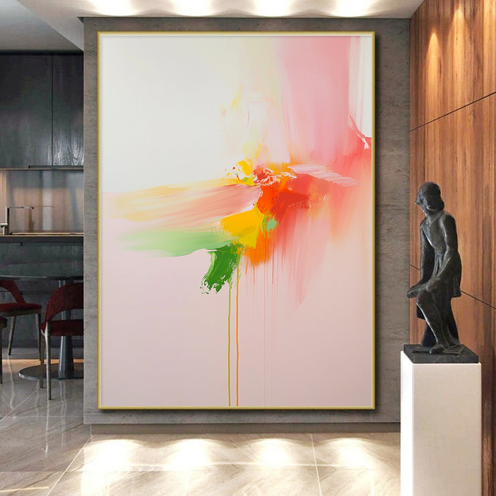 Soft Color Abstract Painting with Delicate Beauty WINK146